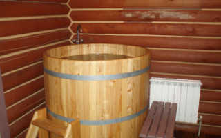 Купель для бани деревянная