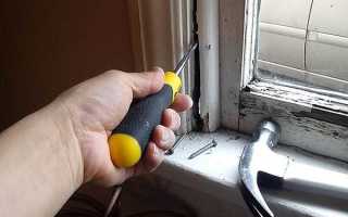 Как отремонтировать деревянное окно своими руками